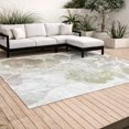 thumbnail image 3 of Addison Rugs Chantille Indoor/Outdoor Transitional Botanical Taupe Machine Washable Rectangle Rug, 3' x 5', 3 of 8