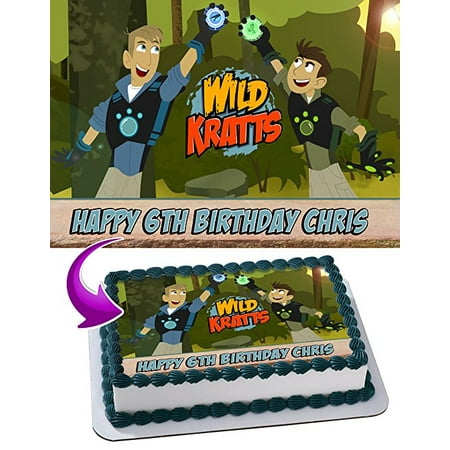450px x 450px - Wild Kratts Edible Image Cake Topper Personalized Icing Sugar Paper A4  Sheet Edible Frosting Photo Cake 1/4 Edible Image for cake