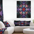 thumbnail image 1 of Multi Color Fractal Flower Pattern - Floral Canvas Art Print, 1 of 3