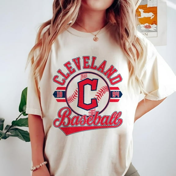 Vintage Cleveland Baseball T-shirt, Cleveland Team Fan Apparel Fan Shirt
