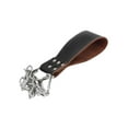 thumbnail image 3 of Correa de carga con mancuernas con cinturón de cadena para culturismo femenino Negro, 3 of 8