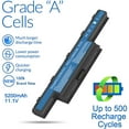 thumbnail image 3 of AS10D51 AS10D31 Battery for ACER Aspire 4253 4750 4551 4552 4738 4741 4771 5251, 3 of 7