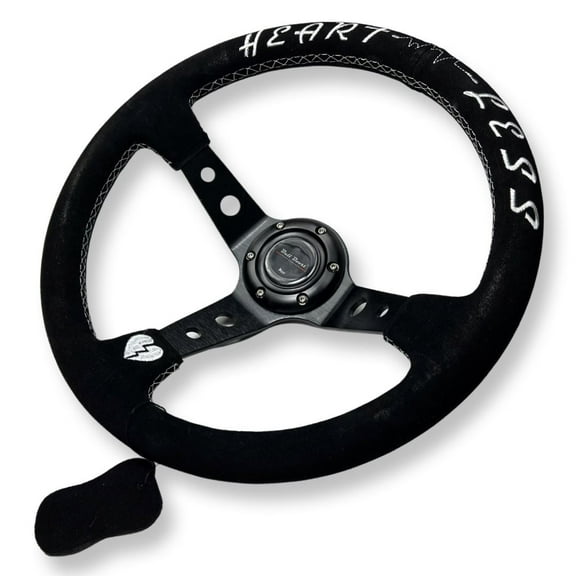 Bull Boost Performance 350mm 3" Deep Dish 6-Bolt Automotive Steering Wheel
