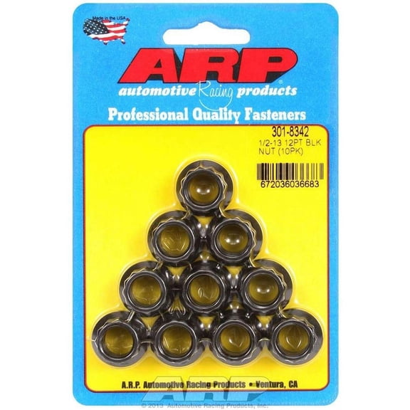 Arp 1/2-13 12pt Nut Kit 10pk