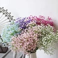 thumbnail image 4 of Yesbay 1Pcs Fake Gypsophila Ornamental Vase Bottle Flowers Plastic Wedding Party Simulation Bouquet,Rose Red, 4 of 8