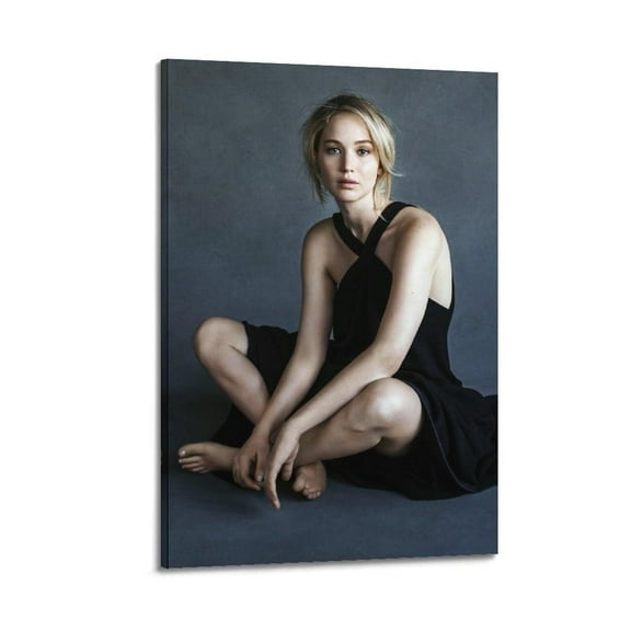 Jennifer Lawrence Star Poster Posters Aesthetic Canvas Posters Room Bedroom Decorative Decor Wall Art Office Home Decor