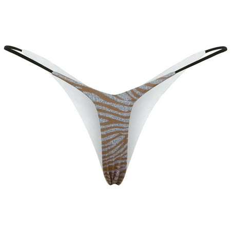 Rinsvye 2 Pcs Women s Thong Low Lacy Panties Set Rise Double Layer Bikini String Bikini Underwear for Women Lace Briefs