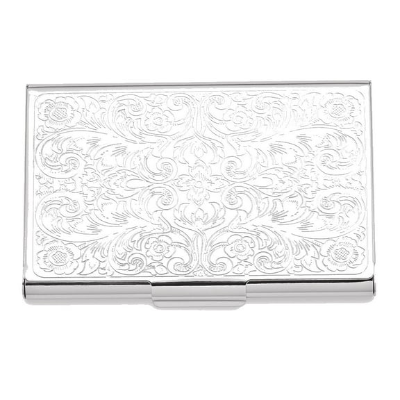 Silver-tone Card Case