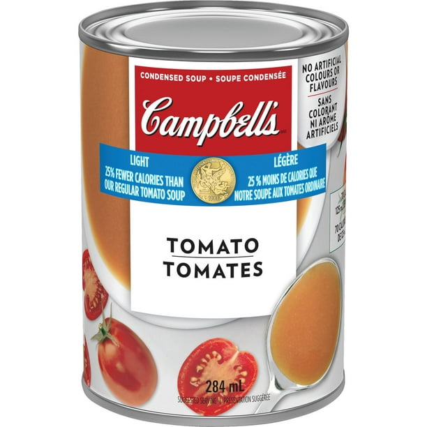 Soupe  aux tomates légère condensée de Campbell's 284 ml