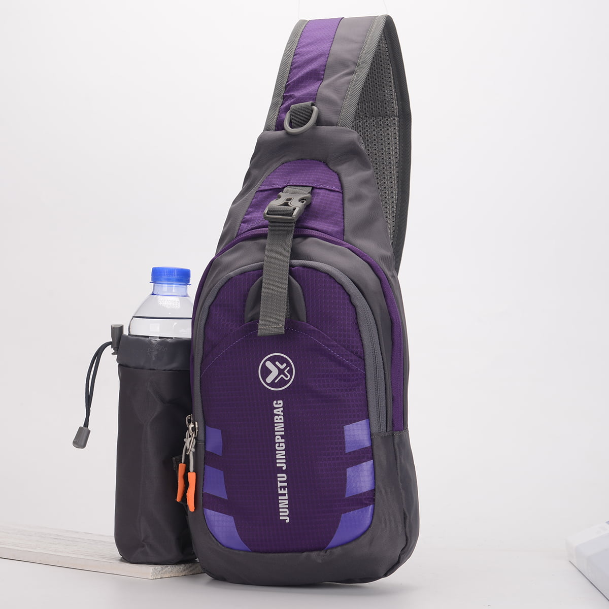 Purple Diamond Lattice Sling bags and Hand bags