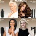 thumbnail image 2 of 5-in-1 Auto Wrap Air Hair Styler & Dryer - High-Speed 110,000 RPM Hot Air Dryer Brush with Negative Ionic Technology for Frizz-Free Styling, 2 of 15