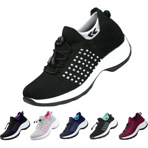 CNN Ortho Stretch Cushion Shoes for Women Comfortwear Orthopedic Sneakers Ortho Breathable Shoes for Plantar Fasciitis