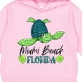thumbnail image 3 of Inktastic Miami Beach, Florida Happy Sea Turtle Toddler Hoodie, 3 of 4
