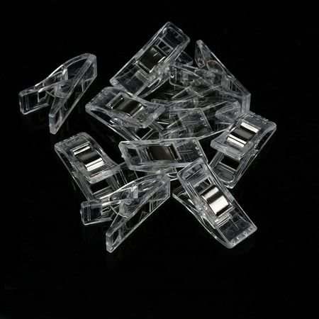 Mallroom50 PCS Clear Sewing Craft Quilt Binding Plastic Clips Clamps