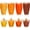 Orange Yellow Brown, variant on Miaocao 200Pcs Fall Tulip Cupcake Liners Autumn Greaseproof Paper Baking Cups Red Orange Yellow Green Muffin Cupcake Wrappers for Thanksgiving Wedding Birthday