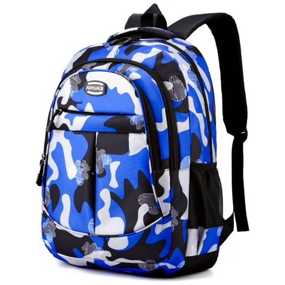 Tyethy Boys School Bags for Kids, 15.6 inch Laptop Backpacks Travel Bookbag School Backpack for Teen Boys, Blue