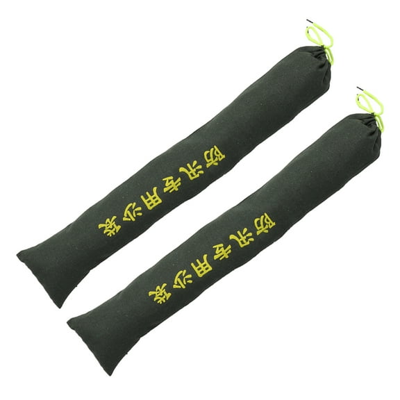 Soimiss 2pcs Water Barrier Outdoor Sandbag Green Canvas for Homeowners