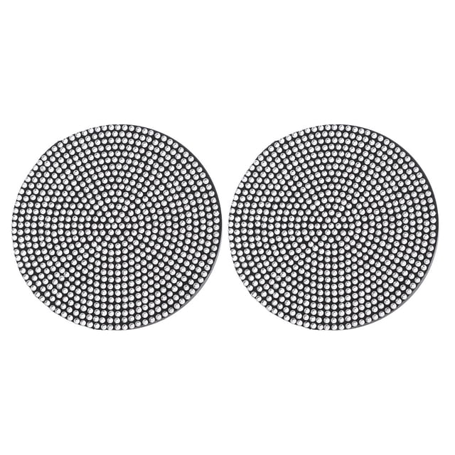 2pcs Cup Coasters Vehicle Coasters Auto Round Water Cup Holders Non-slip Cup Pads