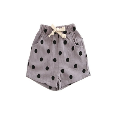

Zupora Children Boys Girls Polka Dot Pattern Shorts Summer Beach Travel Casual Short Pants Trousers for Kids