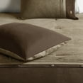 thumbnail image 6 of GDF Studio 7 Piece Faux Suede King Comforter Set with Pillows, Lodge Cabin Design, Brown, 6 of 9