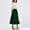 Green, variant on Dpytoraw Women's Vertical Striped Knit Skirt Elegant High Elastic Waist A Line Pleated Midi Skirt Women’s Lace Trim Slip Skirt Beige