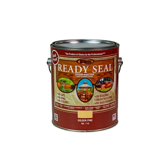 1 gal Ready Seal 110 Golden Pine Exterior Stain and Sealer For Wood