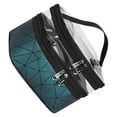 thumbnail image 4 of Bolsa de Almacenamiento Portátil, Estuche de Maquillaje de Doble Capa Tpu y Cuero para el Uso del Hogar o los Vieges, 4 of 8