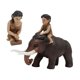 thumbnail image 4 of Estatuas de jardín DYNWAVEMX 2x hombre figuras en miniatura microadornos, 4 of 8