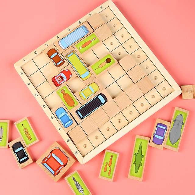 de estacionamiento de tiempo de tiempo de tiempo de ocupadas - berinto de vehículos de tráfico - Coche jugadores - Juguete de CUTICAT juguetes de coches en movimiento