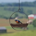 thumbnail image 6 of Mosaic Birds Bistro Bird Feeder - Premium Metal Bird Feeder, Chew-Proof, Weather & Water Resistant, 16.9oz, 1 Piece, Black, 6 of 8