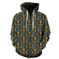 thumbnail image 1 of Abstract Pattern Men's Zipper Hoodie Fashion Teens Cool 3D Printed Spring Oversized Casual Tops Long Sleeve With Hood Jackets, 1 of 5
