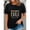Black-3, variant on Women's "Future Social Worker" Colorful Graphic Comfortable T-Shirt Breathable Short Sleeve Round Neck Top Black S-5XL