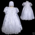 thumbnail image 1 of Bébé Fille Baptême Robe Formelle Blanc Taille 0-12 M, 18-30M, 1 of 1