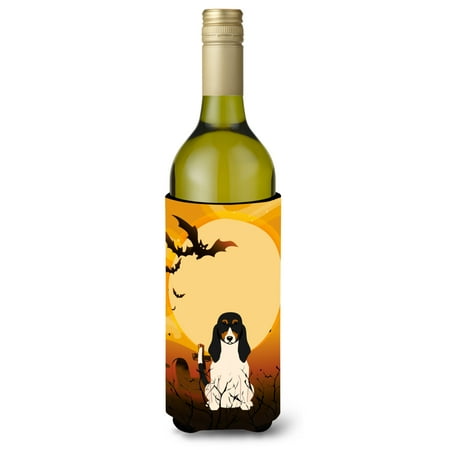 

Carolines Treasures BB4310LITERK Halloween Swiss Hound Wine Bottle Beverge Insulator Hugger Wine Bottle multicolor