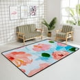thumbnail image 4 of Crawling Indoor Carpet Play Mat Flowers Watercolor for Living Room Bedroom Educational Nursery Floor Mat Area Rugs 72x48in Carpet Runner, 4 of 6