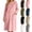 Army Green, variant on YUANxueke Womens Fleece Nightgown, Long Sleeve Cozy Plush Night Dress, Winter Warm Crewneck Sleepdress with Pockets,Army Green,L