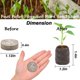thumbnail image 4 of 240 Piezas 30mm Turba Suelo Planta Arrancadores Tapones Bloque de Suelo de Plántula, Fertilizante de Semillas Bloque de Nutrientes para Flores, 4 of 9