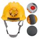thumbnail image 4 of Casco de seguridad para exteriores con ventilador solar, sombrero de trabajo, gorra protectora para construcción, color amarillo, 4 of 14