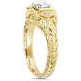 thumbnail image 3 of Pompeii Emery 5/8Ct Vintage Genuine Diamond Engagement 14K Yellow Gold (H/I,I1), 3 of 3