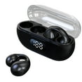 thumbnail image 3 of Open Ear Headphones Bluetooth Ear buds 80Hrs Playtime Wireless Earbuds with Earhooks IPX7 Waterproof Touch Control Air Conduction Sport Headsets Bluetooth 5.3 Earphones for Workout Running(Black), 3 of 8