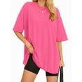 thumbnail image 3 of MOYIKO Oversized T Shirts for Women Short Sleeve Loose Fit Crewneck Tees Summer Tops, 3 of 7