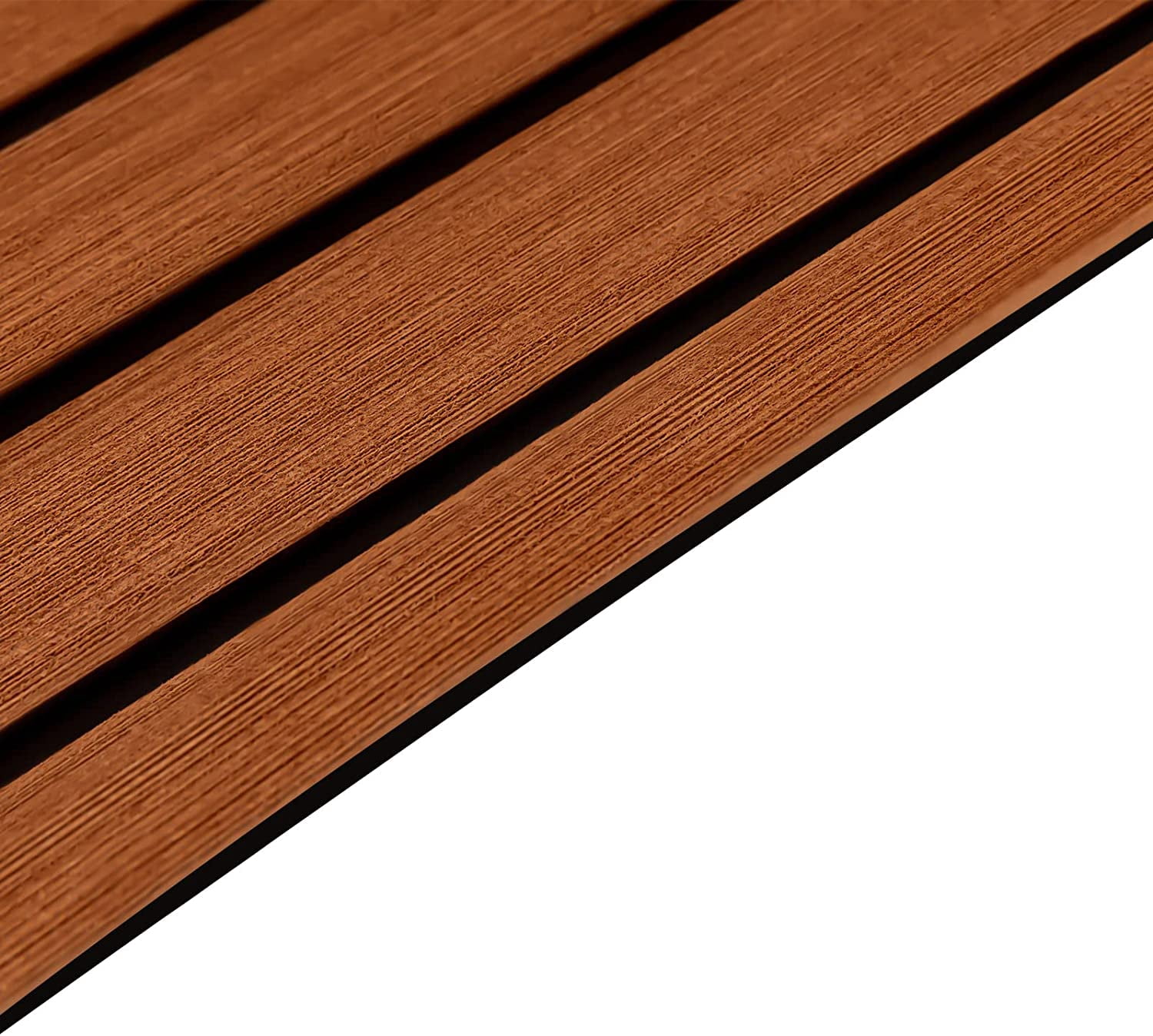 Miumaeov Boat Flooring EVA Foam Decking Sheet Faux Teak Marine Mat Marine Carpet Cooler Tops Seating Non-Slip Self-Adhesive Flooring Material