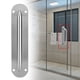 thumbnail image 5 of Manija de puerta de acero inoxidable BuyWeek Placa de tracción Ovalada Cuadrada, 5 of 12