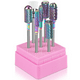 thumbnail image 2 of Juego de Brocas para uñas Vhermosa DC-7 7 piezas acrílicas de cerámica con diamante de carburo de tungsteno, 2 of 8