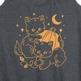 thumbnail image 3 of Instant Message - Halloween Kittens  - Women's Racerback Tank Top, 3 of 6