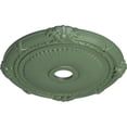 thumbnail image 3 of Ekena Millwork 27 1/2"OD x 3 7/8"ID x 2 1/4"P Heaton Ceiling Medallion (Fits Canopies up to 6 1/2"), Hand-Painted Athenian Green, 3 of 6