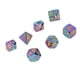 thumbnail image 3 of Dados de juego de rol, 7 piezas de dados poliédricos, juego de dados poliédricos transparentes, aspecto llamativo, 3 of 8