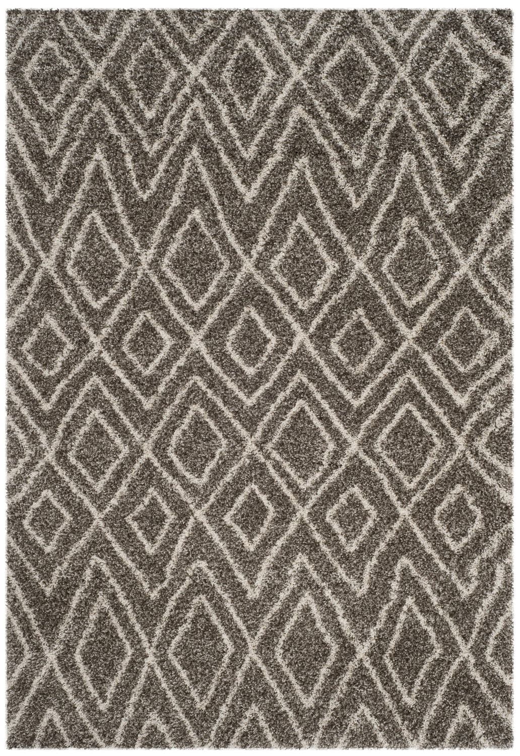 SAFAVIEH Hudson Augustine Tapis Géométrique Diamants Shag