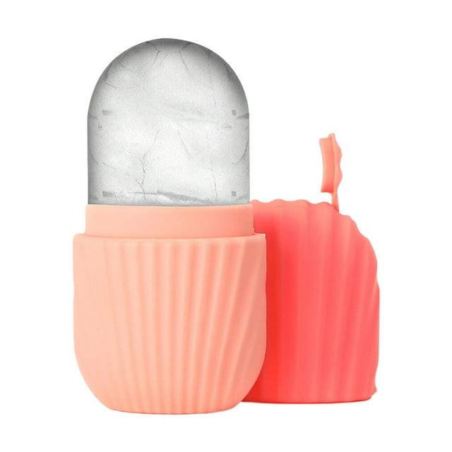Rouleau de Glace pour le Visage 70g Refroidissement Rapide Rétrécissement des Pores Gel de Silice Réutilisable Outil de Massage Portable pour Soins de la Peau Tous Types de Peau