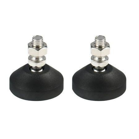 Furniture Factory Shops M10 x 20 x 50mm Leveling Foot Adjustable Leveler Leg Anti-slip Floor Protector Furniture Feet Support for Factory 2pcs ()